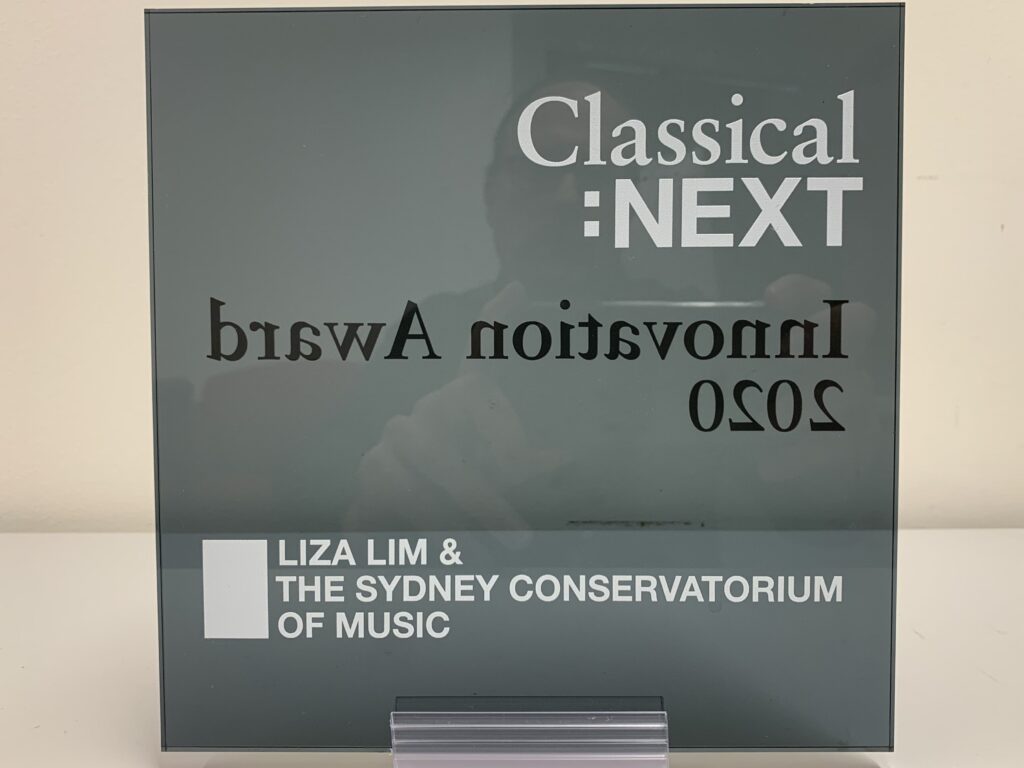 Classical:NEXT Innovation Award 2020
